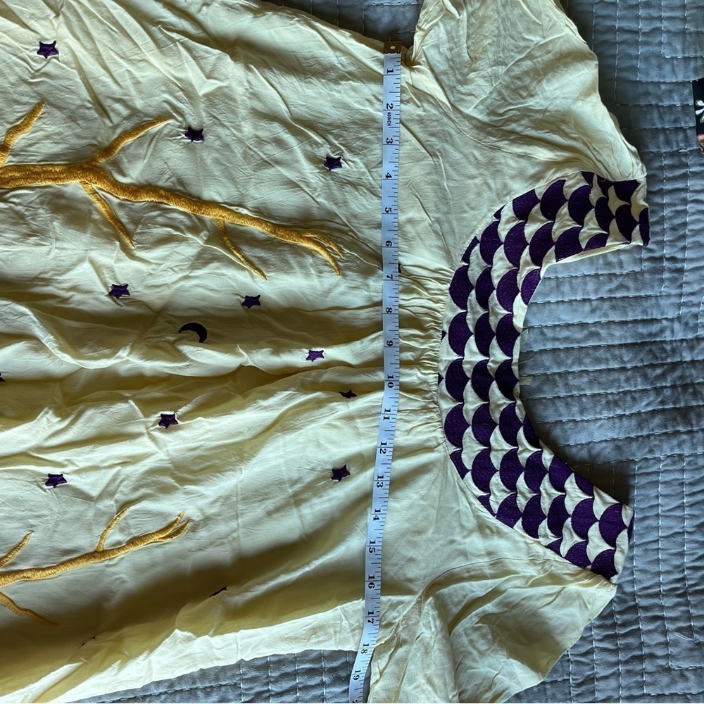 Unique embroidered shirt dress size L - Picture 6 of 7